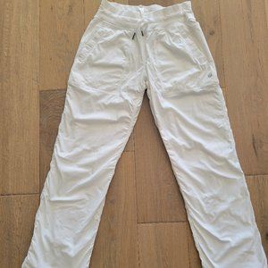 Lululemon Dance Studio Pants, White (Lined)